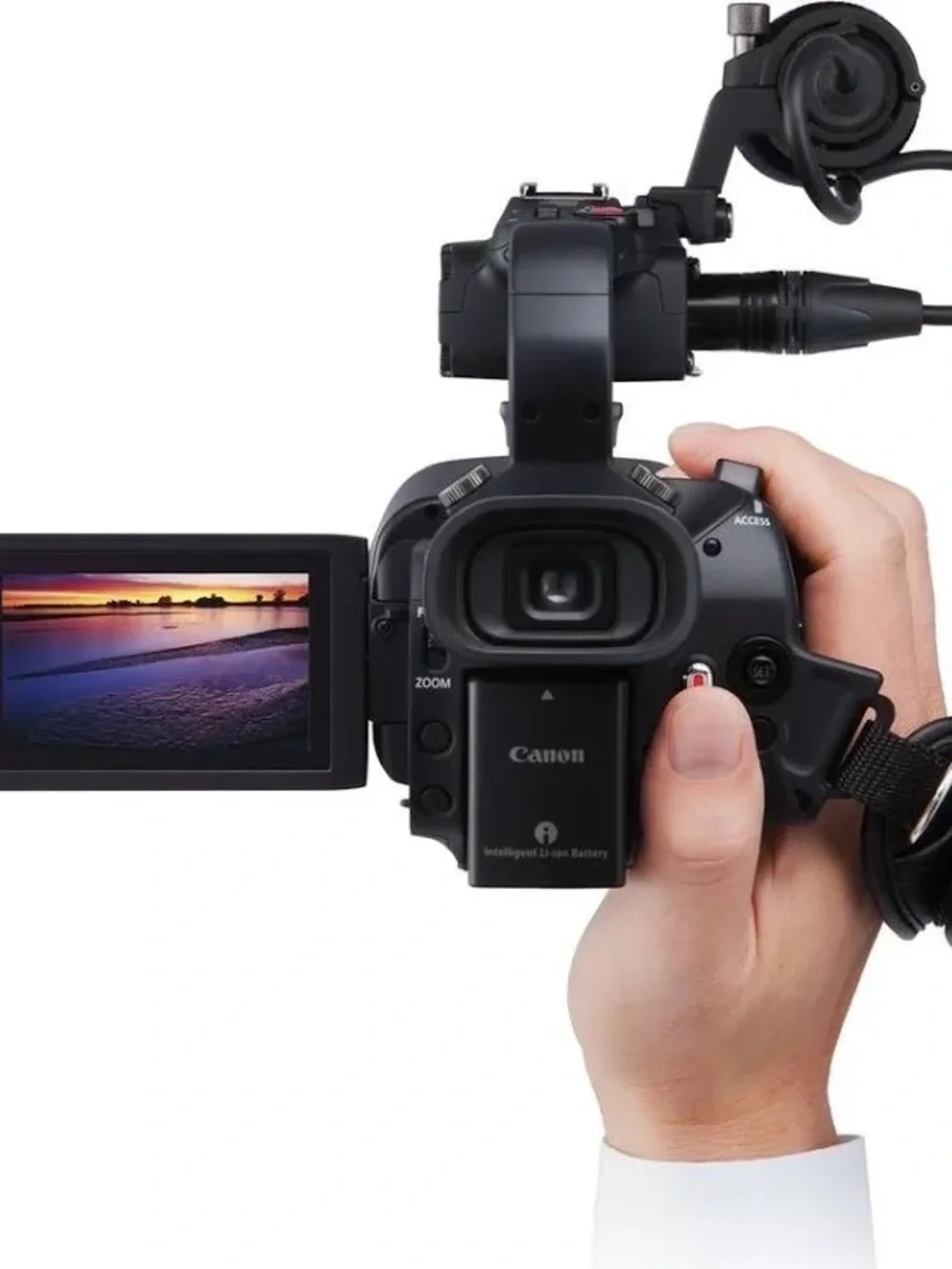 Canon XA40 Professional Digital Video Camera with 20x Zoom and external monitor